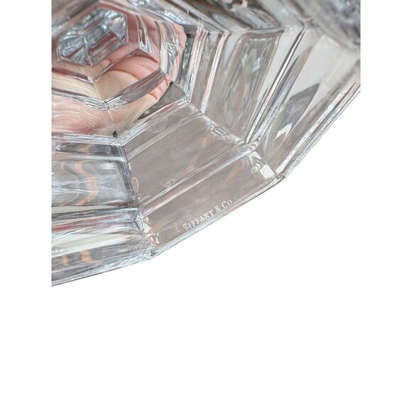 TIFFANY & CO American Pair of Crystal Plymouth Candlesticks Candle Holders 8” H - Picture 6 of 6